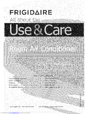 FRIGIDAIRE FRA18EMT20 Use & Care Manual