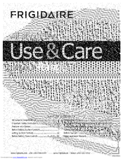 FRIGIDAIRE FGEF304DKWC Use & Care Manual