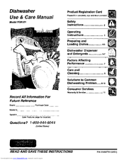 White FDB101 Use & Care Manual