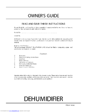Frigidaire FDB30R1 Owner's Manual