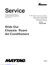 Amana AAC081SRB Service Service Manual