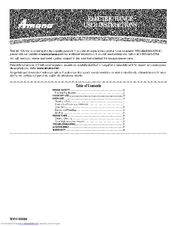 AMANA AER3311WAW1 User Instructions