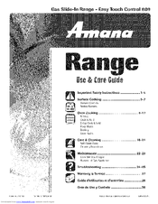 AMANA 8113P554-60 Use & Care Manual