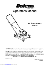 BOLENS 84 Operator's Manual