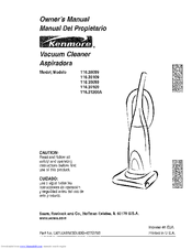 Kenmore 116.31200A Owner's Manual