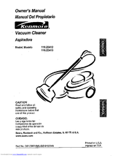 Kenmore 116.22412 Owner's Manual