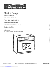 Kenmore 790.4525 Series Use & Care Manual