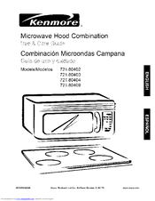 Kenmore 721.80409 Use & Care Manual