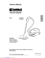 Kenmore 116.22513 Owner's Manual