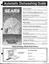 Kenmore 154092901B Guide Instructions Manual