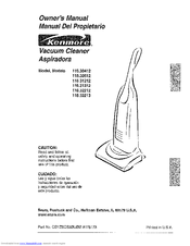 Kenmore 116.31212 Owner's Manual