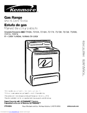 Kenmore 66572163302 Use & Care Manual