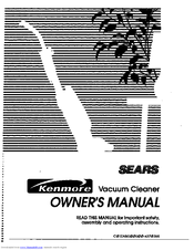 Sears Kenmore 11637213791 Owner's Manual