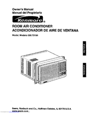 Kenmore 580.73184 Owner's Manual