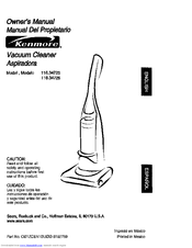 Kenmore 116.34726 Owner's Manual