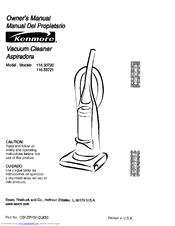 Kenmore 116.33721 Owner's Manual