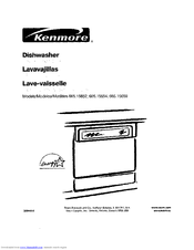 Kenmore 665.15659 Owner's Manual