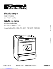 Kenmore 790.46994 Use & Care Manual