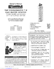 Kenmore THE ECONOMIZER 153.332060 Owner's Manual