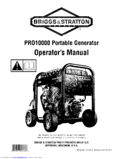 Briggs & Stratton PRO1000 Operator's Manual