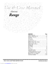 CROSLEY BEC212ES1 Use & Care Manual