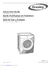 CROSLEY CDG7500KW0 Use & Care Manual