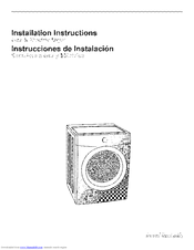 Crosley CDE7500KW0 Installation Instructions Manual