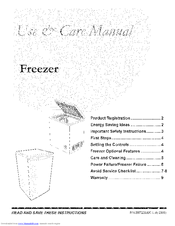 CROSLEY CFC07LW Use & Care Manual