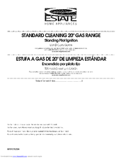 Estate CG11000VDV0 Use & Care Manual
