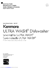 Kenmore ULTRA WASH 665.1301 Use & Care Manual