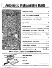 Kenmore 5871540590 Guide Operating Manual