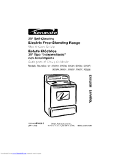 Kenmore 911.93607 Use & Care Manual