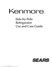 Kenmore 5969535680 Use And Care Manual