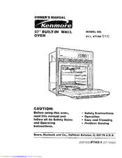 Kenmore 911.47189890 Owner's Manual
