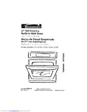 Kenmore 911.47702 Use & Care Manual