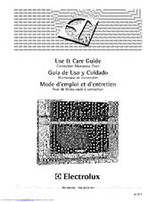 ELECTROLUX TINSLB024MRR0 Use & Care Manual