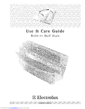 ELECTROLUX E30EW7CDSS1 Use & Care Manual