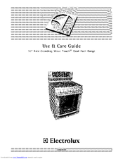 ELECTROLUX 316471210 Use & Care Manual