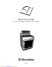 ELECTROLUX CEW30GF6GSK Use & Care Manual