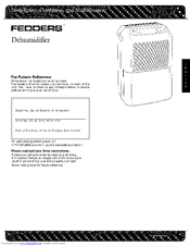 FEDDERS 23-23-0360N-004 Installation, Operation & Maintenance Instructions Manual