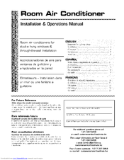 FEDDERS 23-11-2120N-003 Installation & Operation Manual