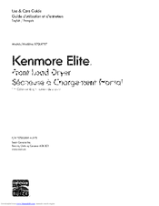 Kenmore Elite 970L8110 Series Use & Care Manual