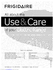 FRIGIDAIRE CFEF3019MSD Use & Care Manual