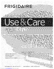 FRIGIDAIRE CARE1011MW0 Use & Care Manual