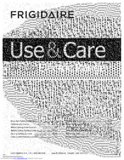 FRIGIDAIRE CGEF3077KWC Use & Care Manual