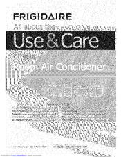 FRIGIDAIRE CRA054XT73 Use & Care Manual