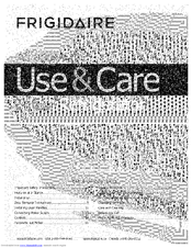FRIGIDAIRE FGHN2844LE1 Use & Care Manual