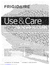 FRIGIDAIRE FGBM185KBA Use & Care Manual