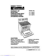 Kenmore 911.95975 Owner's Manual