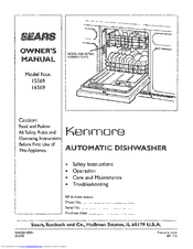 Kenmore 16569 Owner's Manual